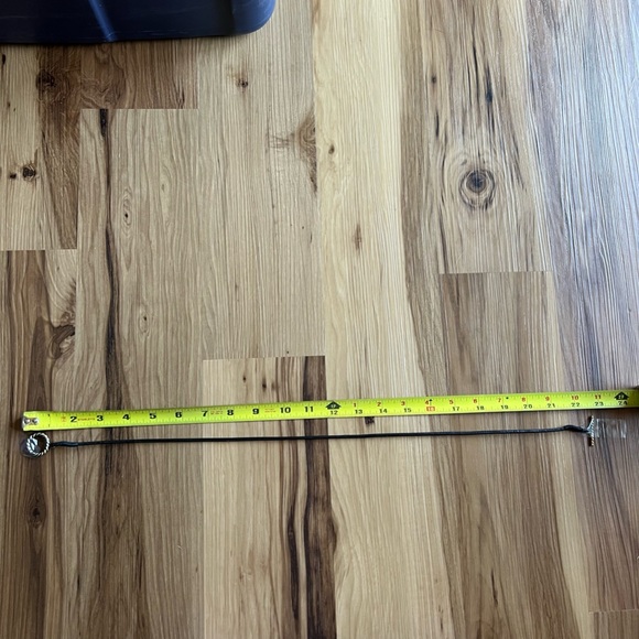 Handmade Reading Glasses Necklace Faux Leather Cord Brass Braided Style Circular - Picture 6 of 6